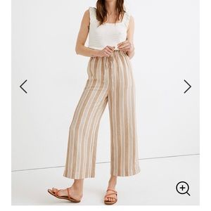 Madewell wide-leg linen pants